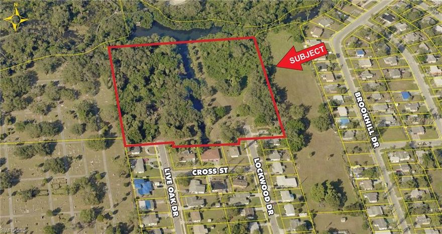 8.11± acres off Michigan Avenue, zoned RS-7 with canal frontage. The site’s future land use designation of RLD (Residential Low Density) allows single-family detached, zero lot line structures and single-family attached structures. The maximum densities permitted is 7 dwelling units per acre. Potential to increase the density to 12 multi-family units/acre subject to amendment of the Comprehensive Plan to change the FLU to RMD (Residential Medium Density).
