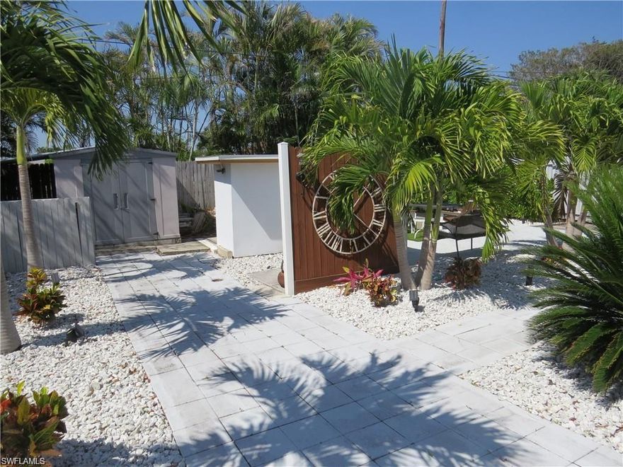 Tucked away like a hidden coastal retreat this charming 1-bedroom, 1-bath efficiency unit in Naples Park is the perfect slice of easy, beachside living. Located in the rear of a triplex, this private and peaceful space is ideal for those looking to simplify, downsize, or enjoy a laid-back Florida lifestyle.

Fully furnished and move-in ready, the unit offers everything you need for comfortable living, including a relaxed, beach-inspired feel that instantly puts you in vacation mode. Just bring your suitcase and settle in. RENT INCLUDES ELECTRIC & WATER.

Step outside and unwind in the tropical, beach-themed backyard oasis. Whether you're sipping your morning coffee or enjoying a quiet evening under the stars, this outdoor space feels like your own personal getaway.

And when you're ready to explore, you’re just minutes from Naples’ best Vanderbilt Beach, local hotspots, dining, shopping, and nightlife are all right at your fingertips

Live simply. Live comfortably. Live like you’re on vacation every single day.