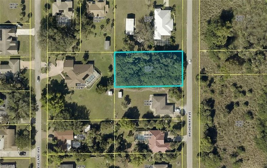 Great lot in a very desirable area of Lehigh Acres, .516 acre vacant lot. Build your estate size home here and have room left for your toys. Located on a dead end street. Close to schools, shopping and Richmond Ave. for easy commuting and close to everything Lehigh has to offer. Buyer and Seller to split the title insurance costs. Well and septic will need to be installed.