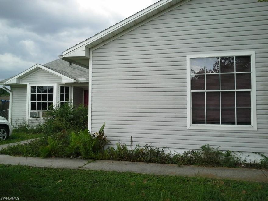 This home is a great entry level home.  It has three bedrooms and two bathrooms with an attached 2 car garage and a fenced in back yard.  Located close to parks, FGCU, airport, shopping. The owner of the home is not in the area and is interested in a quick sale.