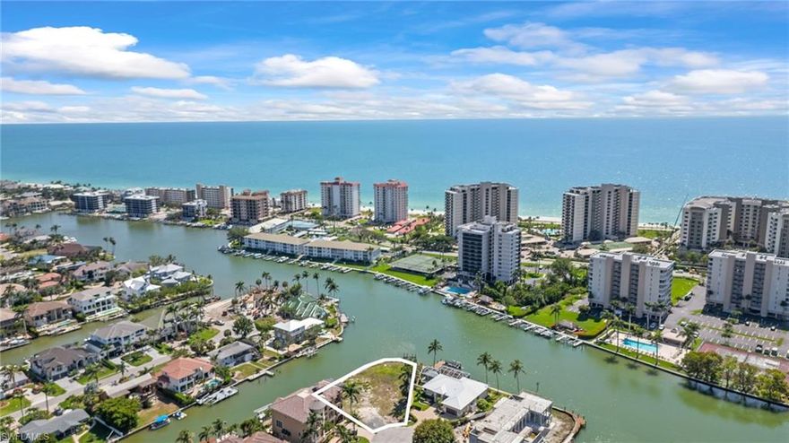 Rare Oversized Gulf Access Lot – Conners at Vanderbilt Beach.

Incredible opportunity to own one of the last oversized end lots in the highly desirable Conners/Vanderbilt Beach community. Located at the end of a quiet cul-de-sac, 140 Flamingo Ave features 0.37 acres of premium waterfront land and an impressive 191 feet of water frontage — a boater’s dream with southwest exposure for year-round sunsets and natural light.

What truly sets this property apart is the existing boathouse, a rare and grandfathered structure that provides added value, convenience, and charm for water enthusiasts. With direct Gulf access, you're just minutes by boat to the open waters of the Gulf of America.

Build your custom dream home on this expansive lot with ample space for a large residence, pool, and generous outdoor living area — all framed by panoramic water views. This is one of the last remaining oversized lots available in Conners, making it a trophy investment or the perfect canvas for your forever home.

Located close to Vanderbilt Beach, Mercato, The Ritz-Carlton, and world-class dining and shopping, with no HOA restrictions.

Don’t miss this rare chance to own a piece of Naples waterfront paradise with unmatched potential and existing waterfront amenities.