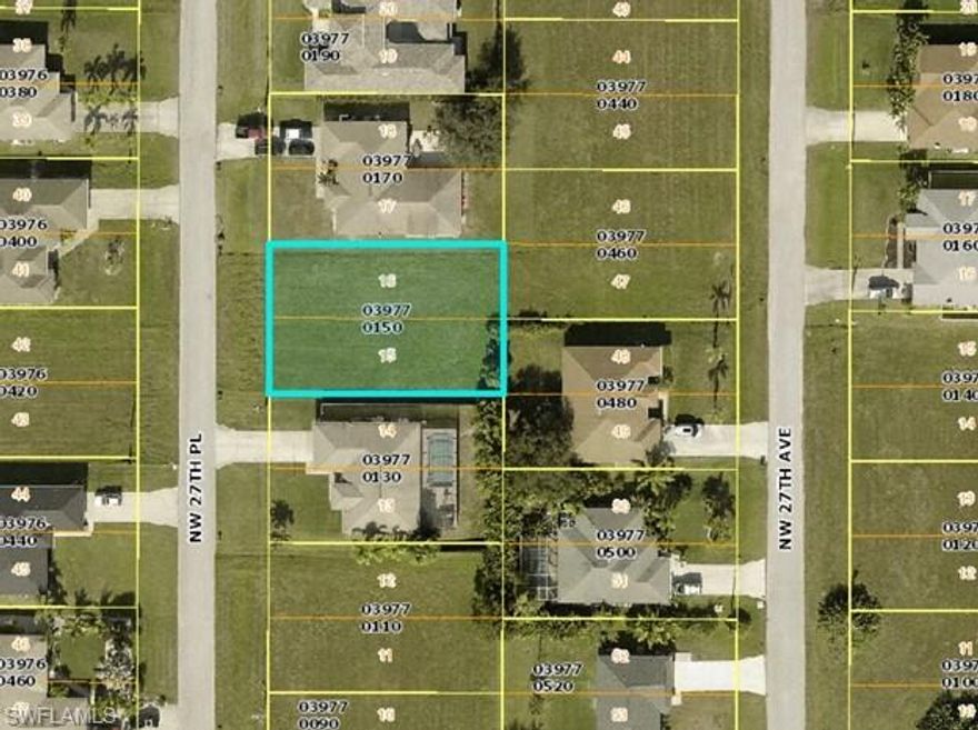WELCOME TO THE NW OF CAPE CORAL ! Cape Coral is booming and it's a great place to build your dream house. This lot is in a quiet neighborhood and is close to the Pine Island Corridor, lots of retail shopping and fine dining. ALSO a quick drive to the downtown area of Cape Coral. This is the time to purchase your piece of paradise. Great opportunity since there are so many new constructions in this area.