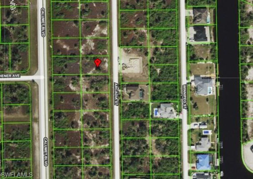 Great vacant Lot in Port Charlotte, FL.  Build your dream home in the desirable South Gulf Cove neighborhood with great golfing and fishing nearby.