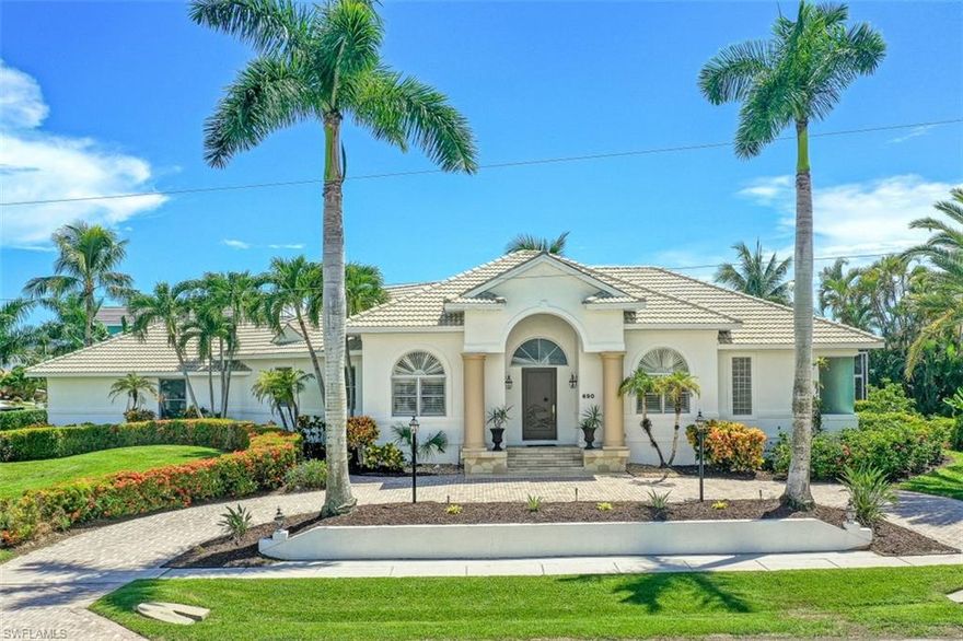 Location, Location, Location!  Walking distance to Beach, Movie theater, Shopping and Dinning . Water Direct only minutes to open gulf waters & 10,000 Islands.  Oversized lot with paved circular driveway. Great rental history.