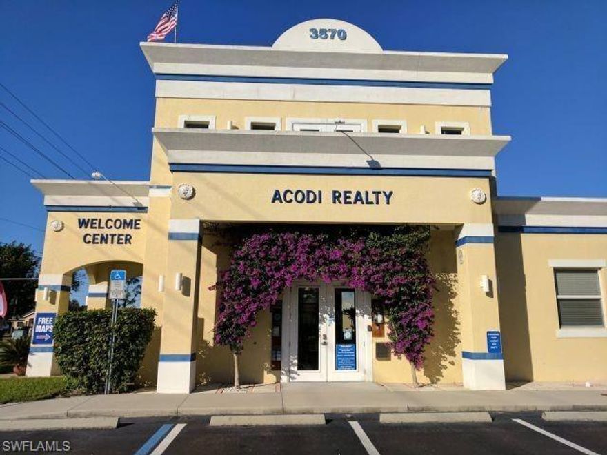 THIS PRICE IS FOR THE 2,000 SQ.FT. BUILDING WITH THE LAND UNDER IT. THE ENTIRE PARCEL IS 8/10 OF AN ACRE. (36,154 SQ.FT.) THE REMAINDER HAS A PERMIT FOR TWO BUILDINGS (7 UNITS) ISSUED BY LEE COUNTY WHICH NEEDS TO BE UPDATED BY BONITA P&Z