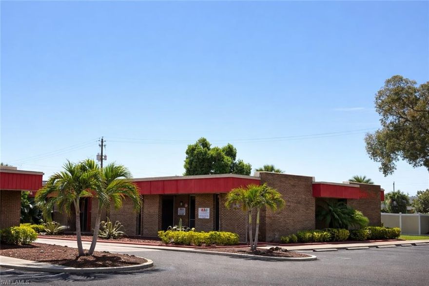 The best passive income property money can buy is being sold for UNDER Appraised value! Over $33,000 a month in gross rent with the ability build an additional 4 stories taller, giving you a solid return on your investment with the potential to add on dozens of more rental units! Located across from the street from the soon-to-be redeveloped Edison Mall, these 4 concrete block buildings sitting on over 2+acres are 95% leased to great, long term tenants with security deposits and advanced rents, mostly in the medical or professional fields and is a very well kept & well run property! Property is grandfathered in for a local well to use for irrigation, saving you a bunch of money on your lawn bill! Simple expenses such as water, landscaping, insurance and taxes. Tenants pay their own electric. 24000+ Sq ft of lease-able space, 240 Ft of Broadway frontage, over 100 parking spaces and borders other commercial properties with residential just up the block. Newer laminate flooring in most units. See Supplements for Offering Packet with full details and appraisal information. Local owner is retiring, this is your opportunity to have a long term investment in a rapidly growing part of Fort Myers.