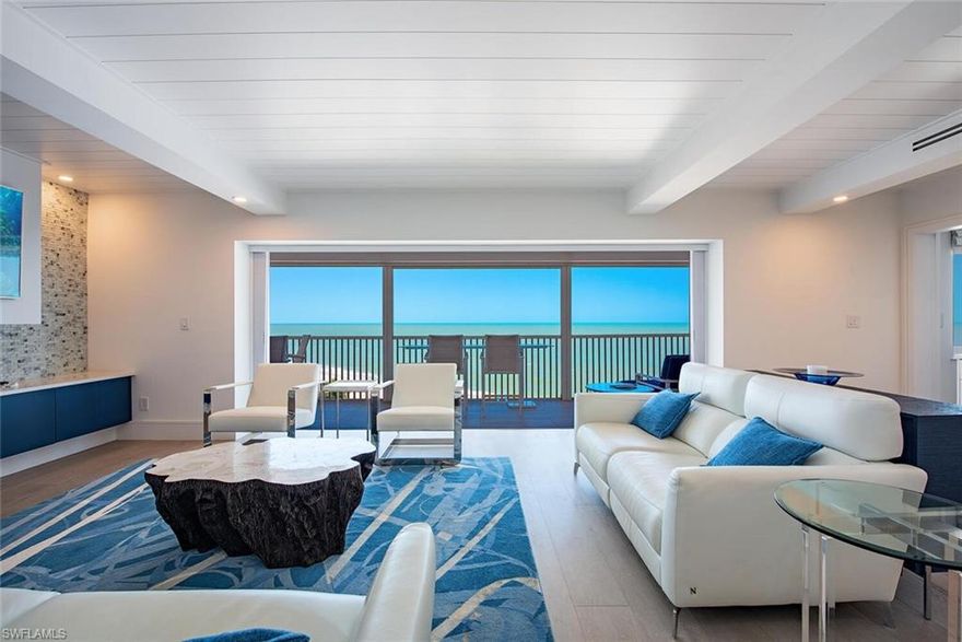 Experience the pinnacle of Naples beachfront living in this beautifully renovated and competitively priced residence at Regency Towers. This luxurious 2-bedroom + den, 2-bath unit boasts over 1,700 square feet of refined coastal elegance, complete with breathtaking, unobstructed views of the Gulf and endless sunsets. Thoughtfully designed with a modern coastal flair, this home offers open, light-filled living spaces perfect for relaxing or entertaining. Enjoy peace of mind with secured parking and storage, and indulge in the building’s upscale amenities—including a new pool and spa, fitness center, social room, updated lobbies, and professional on-site management. Whether you're seeking a serene retreat or a vibrant beachfront lifestyle, this is your perfect oasis in the highly desirable Moorings neighborhood. STANDALONE OPPORTUNITY FOR UNDER $2 MILLION.