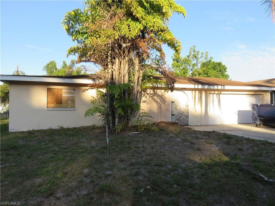 Investor Special! Cash or hard money only. Property will need full rehab to include electrical, plumbing, drywall repair/replacement, flooring, and kitchen remodel. Roof in good condition (2008). Property boasts over 1900 square feet under air with a 2 car garage. After repair value estimated at $185k to $195k for flip, or hold as a great rental income property. Serious inquiries only.