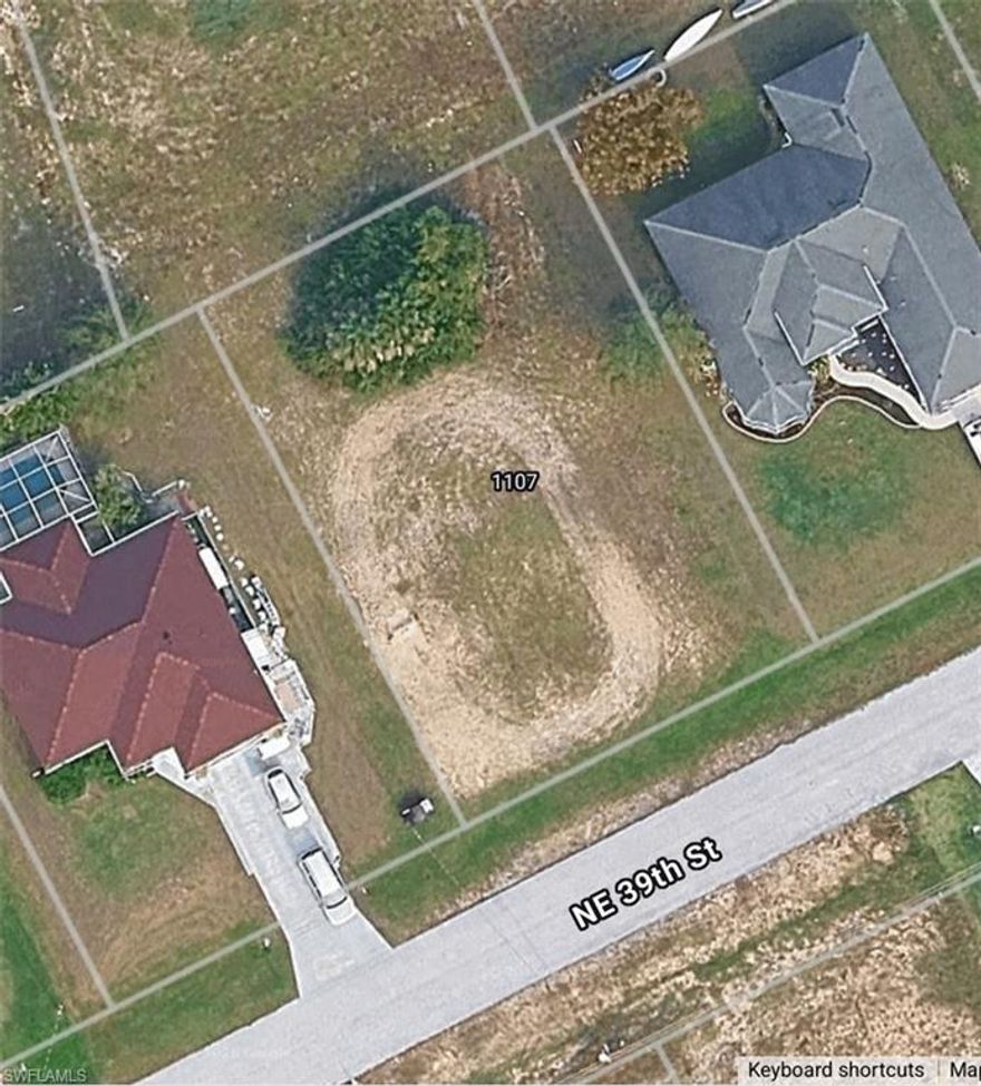 READY WHEN YOU ARE. If you have been looking for a homesite where you can begin planning your new home without the added expense and delay of heavy clearing, this 85 x 125 OVERSIZED LOT in the growing NE CAPE CORAL area deserves your attention. Situated ACROSS FROM WATERFRONT HOMES adding to the future resale value. Located IN AN AREA OF NEW AND NEWER CONSTRUCTION HOMES, the setting reflects the continued growth and investment happening throughout this part of the city. The property is MOSTLY CLEARED AND READY TO BUILD, making it easier to move from idea to construction. This lot is NOT LOCATED IN A FLOOD ZONE, offering peace of mind for homeowners and helping reduce long-term insurance and ownership costs. According to the CITY OF CAPE CORAL WEBSITE, THERE ARE CURRENTLY NO PROTECTED SPECIES NOTED ON THIS PARCEL; buyers are encouraged to confirm all environmental information directly with the city or walk the property as part of their due diligence. One of the most appealing features of this property is its setting ACROSS FROM BEAUTIFUL WATERFRONT HOMES. The surrounding streetscape reflects pride of ownership and helps protect long-term property values while providing an attractive backdrop for your future residence. With its generous 85 x 125 dimensions, this homesite offers additional flexibility in home design and plenty of room for a pool, lanai, outdoor entertaining space, or a private garden retreat. Location also plays a major role in the appeal of this property. Situated in the desirable NE CAPE, you will enjoy a quiet residential atmosphere while remaining close to the conveniences that make daily life easy. Shopping, dining, schools, and parks are all nearby, and quick access to PINE ISLAND ROAD and US41 provides a direct connection to FORT MYERS, PUNTA GORDA, and surrounding areas. According to the City of Cape Coral, this property falls within the N11 UTILITY EXPANSION PROJECT, which at the time of listing is labeled “TO BE DETERMINED.” Buyers are encouraged to verify details directly with the City of Cape Coral, but the future designation for city utilities is an important factor that supports long-term growth and value in the area. Outdoor recreation is never far away. Nearby boat ramps provide easy access to local waterways, giving residents the opportunity to spend weekends boating, fishing, or exploring the region’s coastal beauty. From this location you are also within reach of the GULF OF AMERICA and the world-famous white sand beaches of SANIBEL, CAPTIVA, AND FORT MYERS BEACH. Golf courses, parks, and community amenities throughout Cape Coral further enhance the Florida lifestyle. Cape Coral is pet friendly, rent friendly and NO HOA found here. Whether you are planning to BUILD NOW or secure land for a FUTURE INVESTMENT, this homesite offers space, location, and long-term potential. Bring your builder, your blueprints, and your vision—this NE CAPE CORAL property is ready for what comes next. NO VERBAL OFFERS.