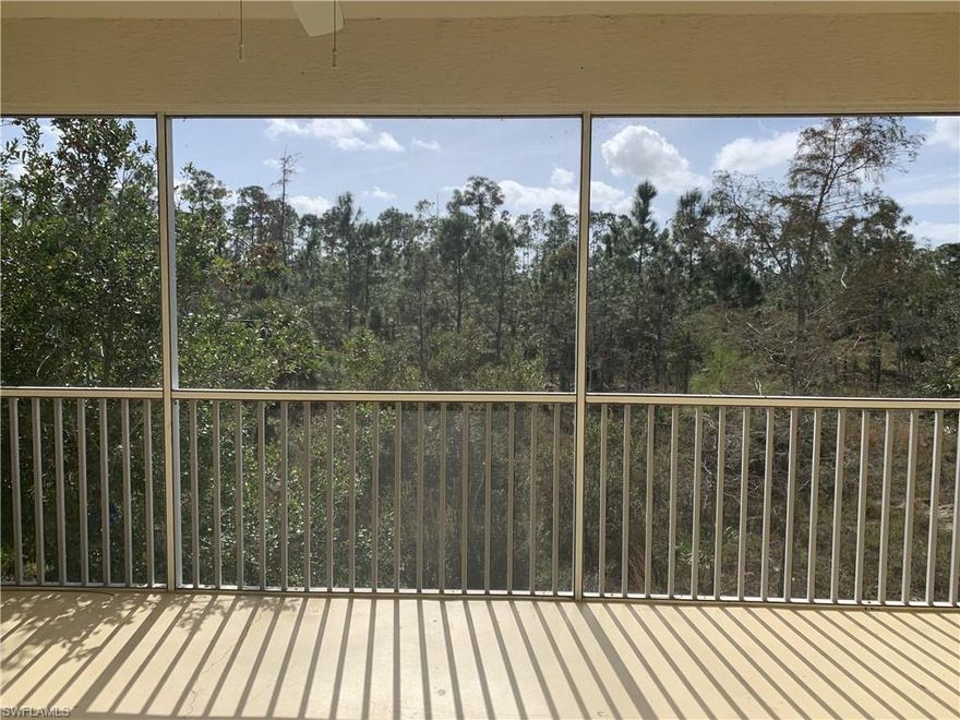 This meticulously updated condo is the largest floor plan in all of Stratford Place. Home features 3 bedrooms, 2 bathrooms, and a one car attached garage. Unit has been freshly painted and new refrigerator and range. Volume ceilings make this already large and functional floor plan feel very open. Screened in lanai has a tranquil preserve view, and southern exposure.