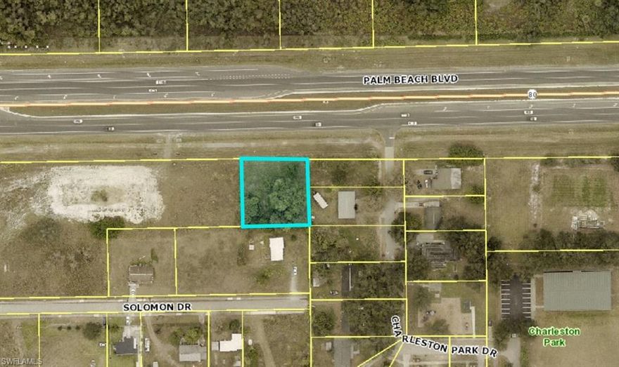 Unlock the potential of this vacant parcel in Alva, zoned TFC-2, allowing for duplex development or a Single Family home—an ideal opportunity for investors or buyers seeking income-producing property. Build a duplex and generate rental income, or design a multi-generational living setup while enjoying the flexibility this zoning provides.

Situated along Palm Beach Blvd, this property offers convenient access to Fort Myers while maintaining a quiet, rural atmosphere. With continued growth in Lee County, this location is perfectly positioned for future appreciation. Whether you’re looking to build now or invest for the future, this property combines lifestyle, flexibility, and strong income potential.