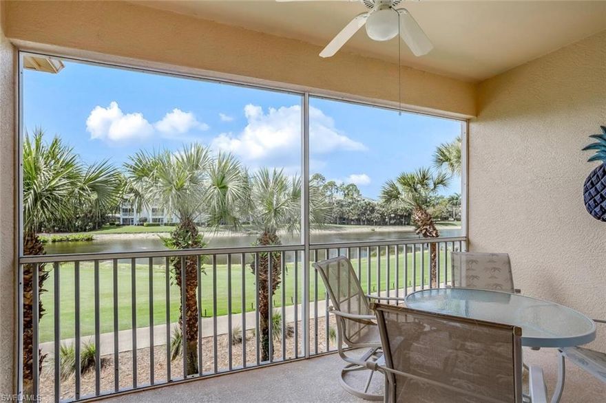 A full golf membership is included with your purchase. This bright and well-maintained turnkey furnished home is move-in ready and offers a
spacious, comfortable floor plan. The interior features a den ideal for a home office, high ceilings, and the convenience of an attached garage.
The screened lanai facing the golf course with a southern exposure is ideal for enjoying natural light throughout the day. An excellent
opportunity to enjoy golf course living with full club amenities included. Surrounded by lush landscaping and natural preserves, Forest Glen Golf
& Country Club has proven to be a very popular location due to its close proximity to so much of what Naples has to offer. Enjoy the Naples
lifestyle. Forest Glen Golf & Country Club offers a full country club lifestyle, highlighted by its Arthur Hills–Steve Forrest designed 18-hole golf
course. Residents enjoy access to four lighted Har-Tru tennis courts, four pickleball courts, three bocce courts, a fitness center, and multiple
dining options including an elegant dining room, pub, and poolside service. A resort-style pool, additional community pool, paved nature trails,
and a variety of fitness classes support an active lifestyle. Ideally located, Forest Glen is approximately 15 minutes to the Naples Pier, 15
minutes to Marco Island, one mile to I-75, and 30 minutes to Southwest Florida International Airport.