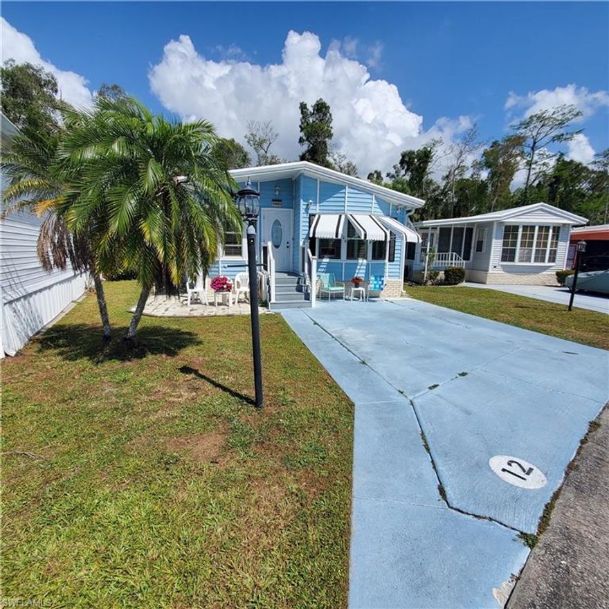 Gorgeous, spaceous manufactured home in Corkscrew Woodlands an active 55+ community! This large one bedroom one and a half bath completely remodeled Manufactured Home is available now. Amazing large living room with Dining area open to the kitchen. Kitchen has nice Stainless Appliances, Master bedroom with good closet space. NICE Walk in Shower in Main Bath. Small sunroom that can be used for a bed room or office. Lots of windows and lots of light. Gazebo, grill and patio in back. Parking space for 2 cars. Washer and Dryer in the home for your convenience. Come enjoy the Lifestyle that Corkscrew Woodlands has to offer. This is a young 55 plus community offering, Community Pool and Spa, Large lake with Peddle Boats, Pickleball, Tennis, Shuffleboard, Bocce Ball, Horseshoe courts, 18 hole mini golf area, Clubhouse, walking nature trails, and an Amazing Butterfly Garden. Located close to I-75 and Coconut Point Mall and Miromar Outlet Mall. Monthly Rental amount is for long term rental.