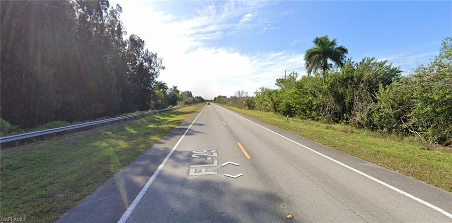 vacant lot of major road of 29, lots of privacy, very tranquil area to the everglades and Copeland Village, no HOA, as-is only, due diligence before offer a must, no bridge