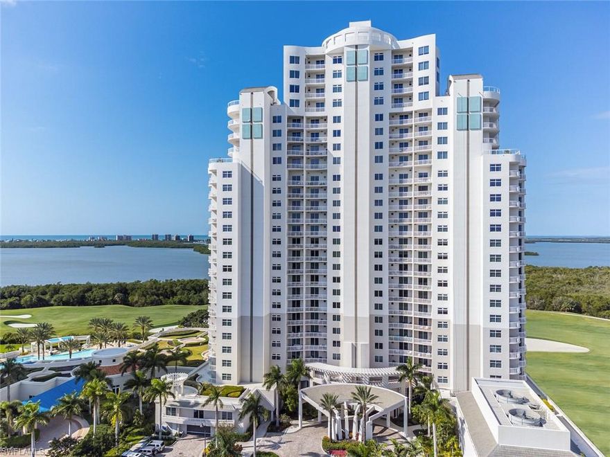Extraordinary! Welcome to spectacular SEAGLASS at BONITA BAY. Live the ULTIMATE FLORIDA LIFESTYLE in this masterfully designed END-UNIT RESIDENCE!