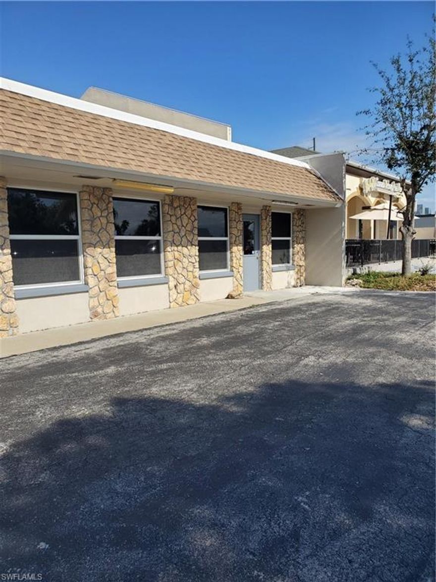 1,363 sq feet of open warehouse, office space to design specifically for your business.  Brand New single-car roll-up door in the back of the building.  New LED Lighting.  The monthly rental rate INCLUDES water and electricity. Please double-check with the city of Cape Coral for occupancy and request a complimentary inspection prior to signing a lease.  First, Last, and equal security due at signing.