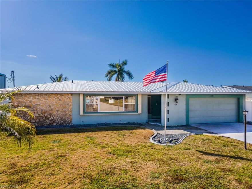 Welcome to 1226 SE 23rd St in Cape Coral, FL, where comfort, style, and water views come together in one beautiful home. This 4 bedroom, 3 bathroom property has been updated inside and out with fresh finishes and a bright, open feel. The living spaces flow with ease, creating the perfect setting for family time or quiet evenings at home. Step outside and you will find a sparkling pool that overlooks the peaceful canal, giving you your own slice of Florida paradise. Imagine morning coffee by the water, sunny pool days with friends, and calm evenings watching the sky change colors over the canal. The Gulf access location makes it easy to enjoy boating adventures and waterfront fun whenever you like. This home is close to great shopping, popular dining spots, parks, and daily needs, making errands simple and quick. Main roads are just minutes away, so getting around Cape Coral and the surrounding areas is easy, yet the home sits tucked away in a quiet setting that feels calm and private. Here you truly get the best of both worlds — easy access and serene living. This is more than a home, it is a lifestyle filled with sunshine, water views, and relaxed Florida living.
