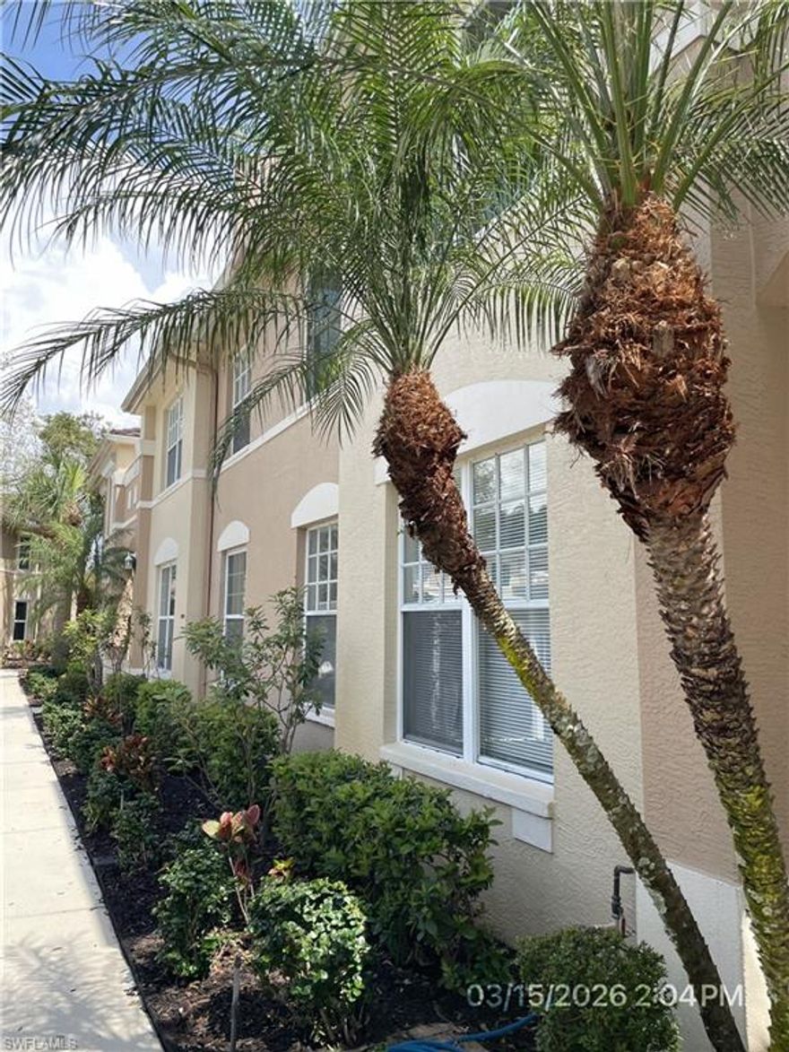 Welcome to this ground-floor home in the highly desirable Parker Lakes community—ideally positioned as a gateway to both Sanibel Island and Fort Myers Beach.This residence offers a comfortable and functional layout with the added convenience of a private covered parking space and easy ground-floor living. Residents of Parker Lakes enjoy true resort-style living with exceptional amenities, including a sparkling community pool with a fully equipped fitness center, a second lap pool, pickleball courts, basketball courts, and tennis courts—everything you need for an active Southwest Florida lifestyle. Perfectly situated close to shopping, dining, entertainment, and everyday conveniences, this location combines comfort with accessibility. Whether you're looking for a primary residence, seasonal retreat, or investment opportunity, this home offers strong potential—with thoughtful improvements, there is clear opportunity to build equity over time.