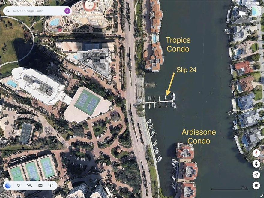 Located on the southernmost pier of the Venetian Bay North Yacht Club, between the Ardissone and Tropics condos, this extra wide slip features 16’ of usable width to accommodate today’s larger boat beams.  The marina was completely rebuilt in 2023 including pilings, infrastructure and synthetic decking.  Additionally, boat lift installation is allowed and parking is located adjacent to the pier along Gulf Shore Blvd.  Gulf access is a short 2 miles south via Doctor’s Pass after a scenic cruise through Venetian and Doctor’s Bays.  Walk, bike or drive your golf cart right to your boat from Park Shore!