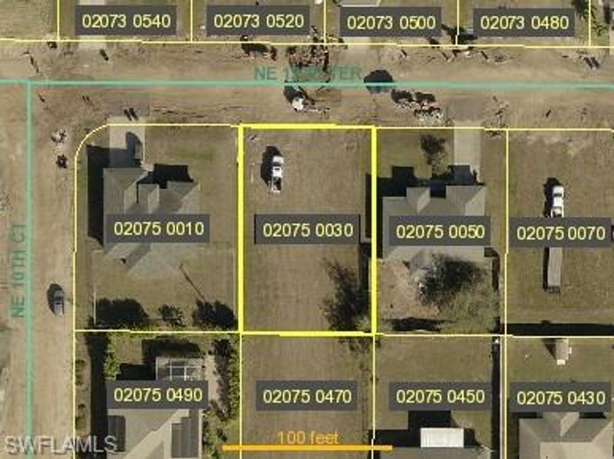 DISCOUNTED BEAUTIFUL LOT CONNECTED TO ALL CITY UTILITIES!!!  Discover this spacious vacant lot located in the rapidly developing northeast corridor of Cape Coral. The property offers ample space for a single-family residence. Just minutes from shopping, dining, schools, and parks, it’s the perfect canvas for your Florida dream home. Whether you're a builder, investor, or future homeowner, this parcel is a smart buy in an up-and-coming area.