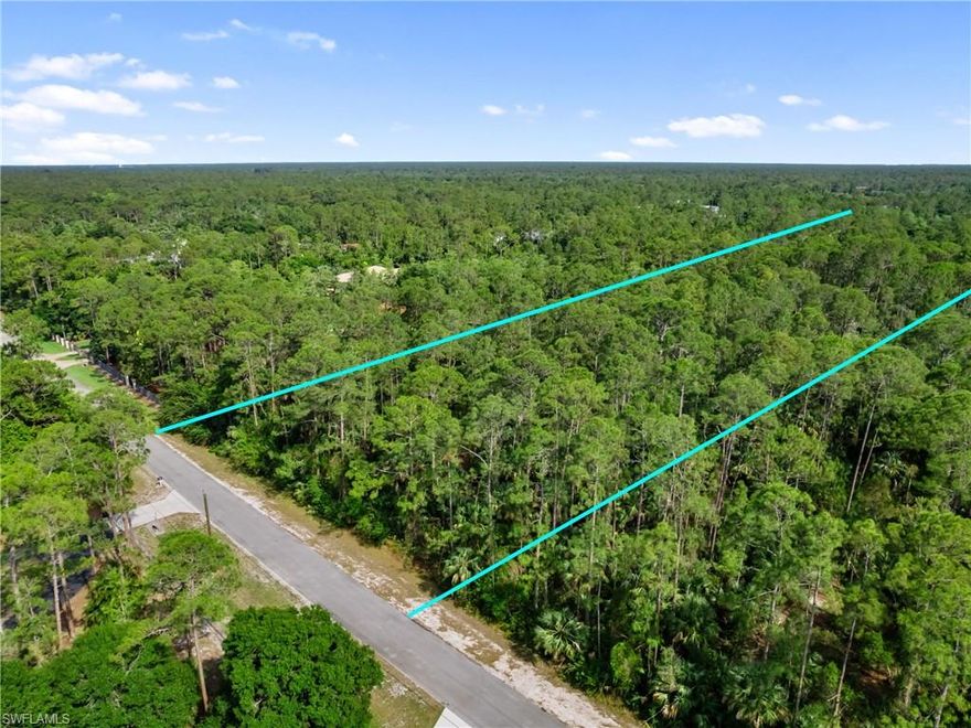 Prime Opportunity in Weber Woods! Build your dream home on this highly desirable 2.5-acre lot, boasting 165 feet of frontage. Ideally situated near everything Naples has to offer, this location is just minutes from the Max Hasse County Park and the conveniences of Pine Ridge and 951—including Publix, dining, and shopping. For those seeking more space, the adjacent 2.5-acre lot is also available, offering the unique potential to own a total of 5 acres. Don’t miss the chance to create your own private estate in this exceptional location!