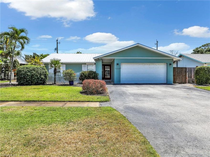 Fantastic year-round-residence or income producing property with proven rental history. Incredible central location  puts you just minutes from the beach, dining, shopping, and entertainment venues though you may never want to leave your resort style backyard oasis with its beautifully remodeled pool, sitting areas and stunning landscaping. This home is being sold turnkey with EVERYTHING you need to start living your Florida dream life on day one or begin producing rental income immediately. NO HOA/NO HOA fees. Short and long term rentals allowed. No restrictions. HVAC replaced in 2020, hot water heater 2025, and metal roof installed in 2019.
(1.3 miles to Clam Pass Beach, less than 1 mile to Waterside Shops, 5 miles to downtown Naples, 1.9 miles to Venetian Village, 1.4 miles to Artis Naples).