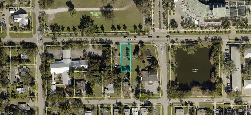 Fort Myers Duplex Lot within walking distance to downtown.  This lot city across the street from the City of Palms Baseball Facility.  Zoned RMF-16 and is on city water and sewer.  Huge opportunity to build your Cash Cow and start earning.