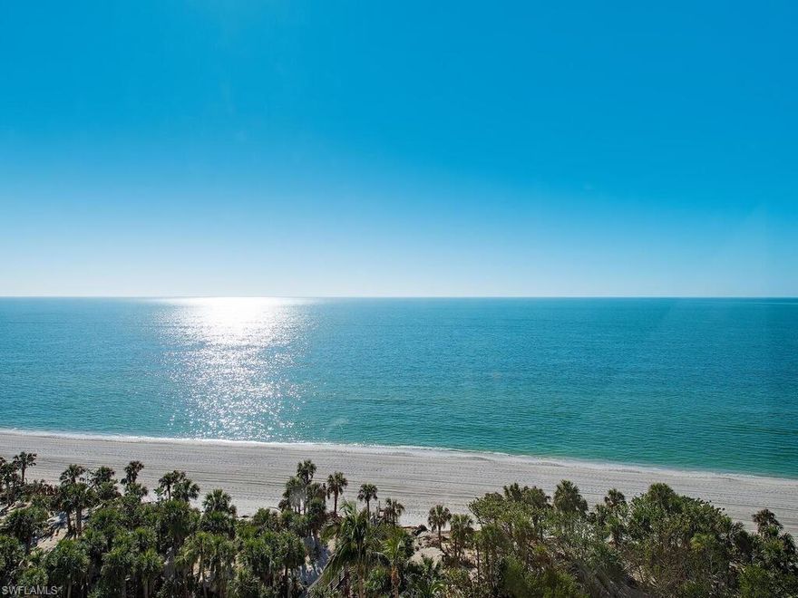 Absolutely stunning views of the Gulf of Mexico and the white sand beach of Bay Colony! The perfect floor height to enjoy long, unobstructed views and still feel connected to the surroundings. Three bedrooms(en-suite),den, and a fantastic floor plan provide the perfect canvas to create something special. Two large lanais offer views in all directions. Beautifully updated and welcoming lobby to greet you upon arrival. Common areas have also been renewed. The exclusive Bay Colony Beach Club has also received recent renovations offering an exceptional lifestyle exclusive to the residents of Bay Colony. Take a stroll and visit one of the other two private Pelican Bay Beach Clubs as well! Ready for immediate occupancy!