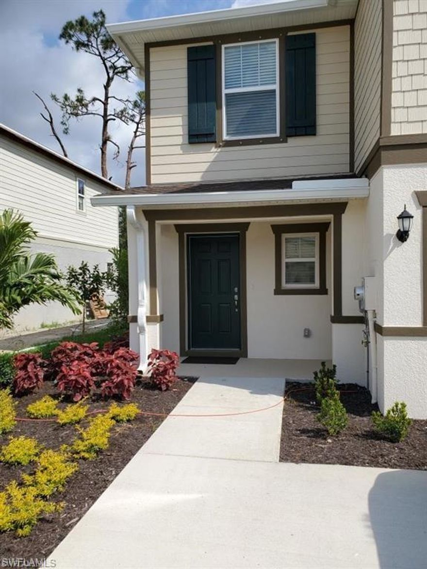 Welcome to Bayshore Commons, a gated community in North Fort Myers offering comfort, convenience, and a well maintained neighborhood feel. Residents enjoy access to a community pool and clubhouse, creating the perfect setting to relax, unwind, and connect with neighbors.
Upstairs features 3 bedrooms, 2 full bathrooms and sizable closets. The stunning kitchen is equipped with brand new stainless steel appliances and a large granite counter/ breakfast bar overlooking the great room. Lee Memorial Hospital, Southwest Florida International Airport appx 27 min drive. With attractive surroundings and a desirable location close to shopping (Publix) and everyday essentials. Downtown Fort Myers is appx 7-10 minutes away. Bayshore Commons is a great place to call home. ****AVAILABLE APRIL 1st 2026****