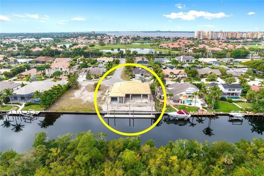 Hands down one of the best builders in SW Florida, Harbourside Custom Homes is creating another masterpiece in the most sought after boating community. Harbourside Custom Homes has built a reputation for some of the finest homes in the most prestigious neighbohoods, so much so that sellers make a point of letting buyers know  its a Harbourside Custom Home.  This stunning new construction home, located in Palmetto Pointe on a deep water gulf access lot will offer 3,682 sqft of living area with 4 bedrooms plus a den, 4 full baths, & 2 half baths. With new construction of this caliber you'll get features including impact windows & doors, roll down hurricane shutter, porcelain tile throughout, top of the line appliances, zero edge sliding glass doors, 12-17 foot ceilings, quartz countertops, pool and spa package, outdoor fireplace and kitchen, air conditioned garage, and much more! This home includes an 84’ floating dock, brand new seawall and room for a boat lift so bring all your boats. A perfect central location, quick access to the Gulf of Mexico, countless dining and shopping options and new construction make this an opportunity you don't want to miss.