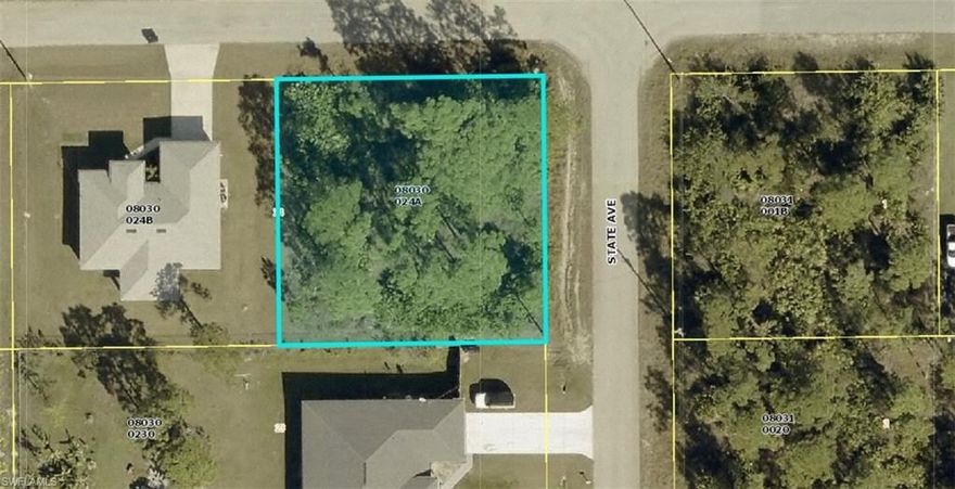 Great opportunity to build your dream home on this corner lot located in the rapidly growing area of Lehigh Acres.

This desirable corner lot offers added privacy, flexible design options, and enhanced curb appeal. Conveniently located near Walmart and ALDI, with just a 5-minute drive to Lee Boulevard, providing easy access to shopping, dining, and everyday essentials.

Surrounded by newer construction homes, this property is situated in a growing and developing neighborhood, making it an excellent choice for both investors and future homeowners.

Zoned for residential single-family use, this lot offers a great combination of location, growth potential, and value in Southwest Florida.

Don’t miss this excellent investment opportunity.