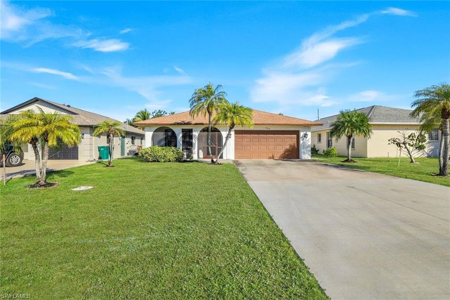 Ideally located just minutes from the white-sand beaches of Naples, this inviting 3-bedroom + den, 2-bath home offers a fantastic opportunity to enjoy coastal living with everyday comfort. A screened-in front porch welcomes you inside, where tile flooring flows throughout the main living areas, creating a clean, cohesive feel.

The open kitchen features a nicely sized breakfast bar, perfect for casual dining and entertaining, and overlooks the main living space. The spacious primary suite provides a relaxing retreat, while the well-appointed guest bedrooms and additional den offer flexibility for family, guests, or a home office.

Step outside to a pleasant backyard ideal for relaxing or outdoor enjoyment. A two-car garage adds convenience, and the home’s strong rental history makes it an appealing option for investors or those seeking income potential.

Located close to beaches, dining, shopping, and all that Naples has to offer, this home is a solid choice for a primary residence, seasonal getaway, or investment property.
