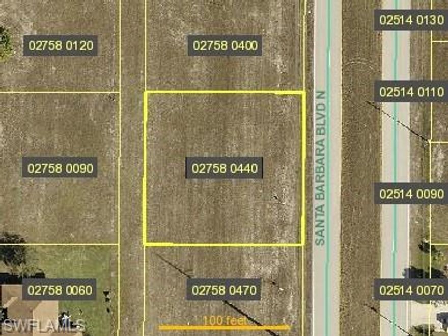 THE 2 LOTS ARE SOLD , 2026 SANTA BARBARA BLVD N AND 2020 SANTA BARBARA BLVD N ,TWO LOTS , NEXT TO EACH OTHER