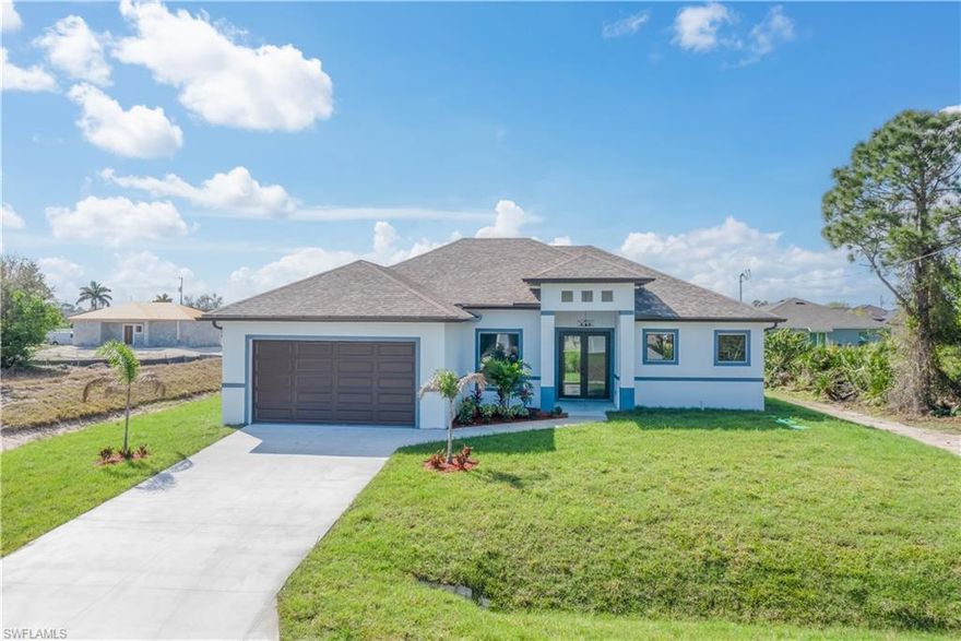 Builder is giving $10,000 towards buyer's closing costs! Brand New 3/2+Den Home priced to Sell! Just bring your toothbrush and your suitcase, because this ultimate beauty will take your breath away. From Vaulted 13ft ceilings, Impact windows, covered terrace/Lanai... You need to come by and see it for yourself. This is the perfect house and location to raise a family, and live in a house with all the high end finishes including a 10-year structural home warranty (2-10 home warranty). Seamless floors and Paint... Come see it for yourself, there is nothing quite like this in the market…