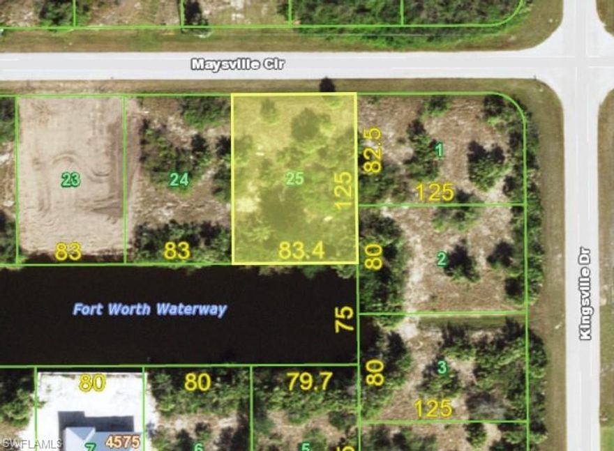 Gulf Access Lot with Southern rear exposure and 83 feet of Water Frontage - Priced to Sell! Perfect for Boating and Fishing Enthusiasts, this Oversized Lot is approximately 11,500 sq ft, is on the 80-foot Wide Fort Worth Waterway Canal, has Central Water and Sewer available, and is in one of the Hottest Areas for New Construction of Gulf Access Homes in Port Charlotte, the Boating Community of South Gulf Cove. Great opportunity to own your piece of paradise and to start building your dream home! Convenient Location with easy access to all of Port Charlotte, and just 8 miles away from Gasparilla Island and Boca Grande, known for its excellent fishing and often recognized as the Tarpon Capital of the World. Make an offer today! South Gulf Cove has a Voluntary HOA with a $120/year membership.