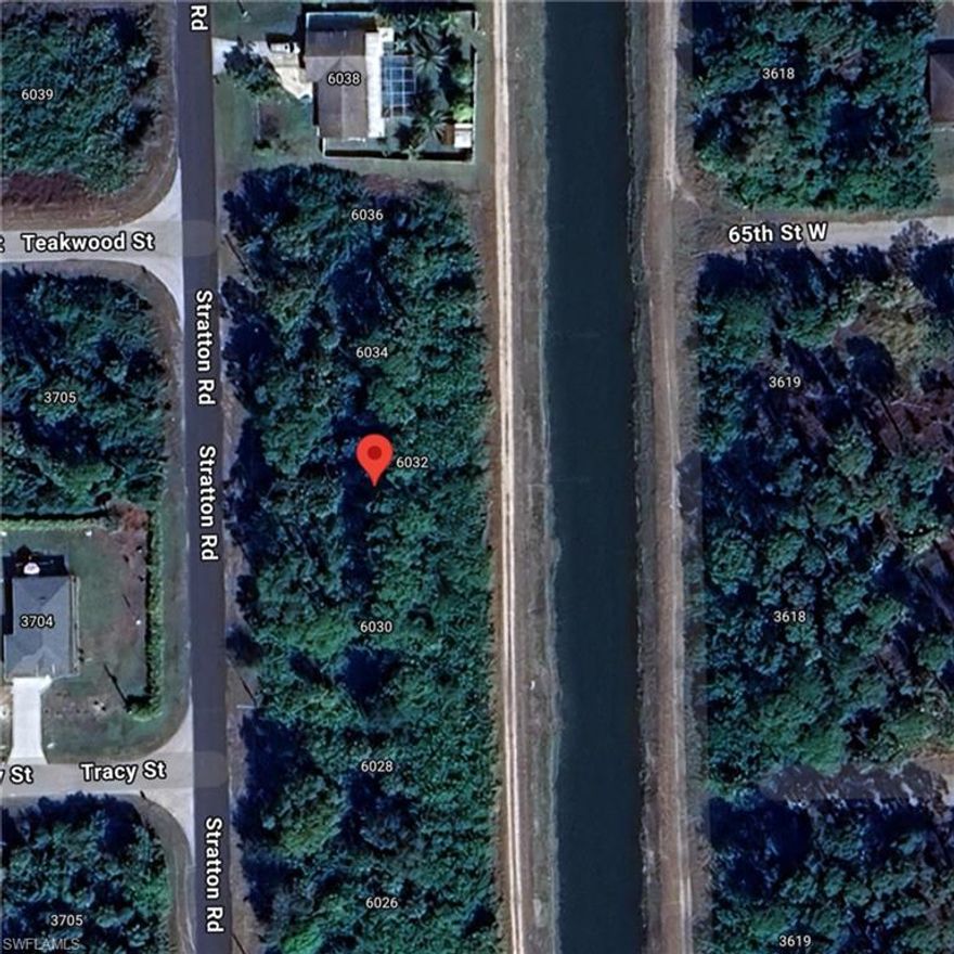 Waterfront lot in one of the fastest growing areas in Fort Myers.

Huge wide views in back yard. 

2 lots side by side, are both available -  6032 and 6034 Stratton

New construction going up all around.