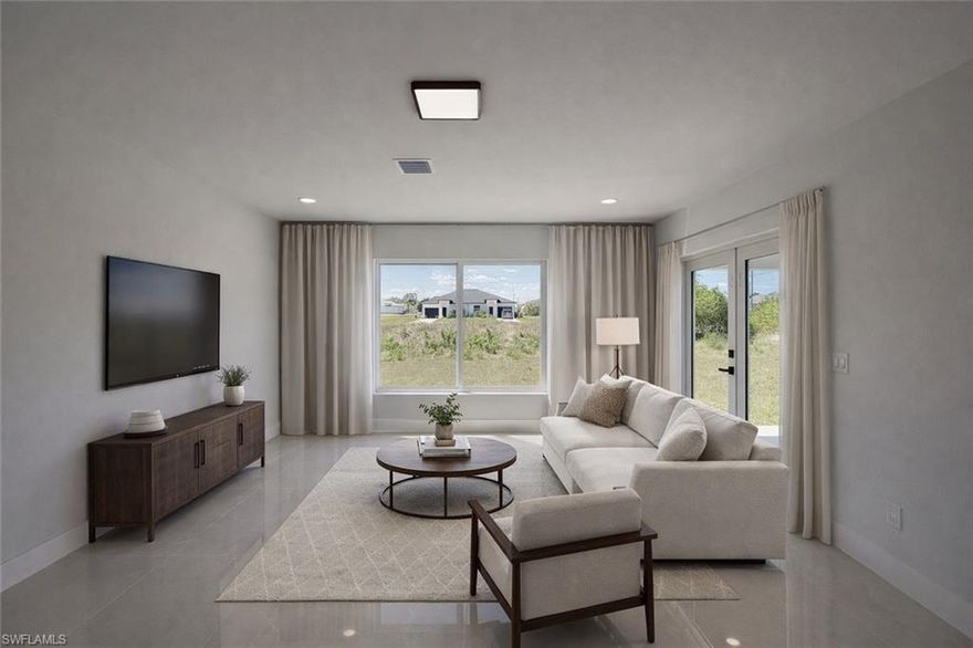 This stunning 2025-construction offers the perfect blend of modern design, comfort, and functionality, ideal for those looking to start a new chapter in a fresh, never-lived-in space.

This beautiful right-side unit features 2 spacious bedrooms plus a versatile third room that can be used as a home office, guest room, or additional bedroom, giving you the flexibility your lifestyle needs. Enjoy 2 full bathrooms with contemporary finishes, a bright and open living and dining area, and a sleek, modern kitchen designed for both everyday living and entertaining.

Natural light flows throughout the home, creating a warm and inviting atmosphere. Step outside to your private covered lanai, perfect for relaxing afternoons or quiet evenings, with a desirable southwest exposure that brings in beautiful sunlight throughout the day.

Additional features include an in-residence laundry room ( washer and dryer  included), ample storage space, and a private garage with room for one vehicle. Every detail of this home has been thoughtfully designed, offering clean lines, modern finishes, and a move-in-ready experience.

Located in a growing area of Southwest Florida, you will enjoy easy access to nearby shopping, dining, parks, and everyday conveniences, while still benefiting from a peaceful residential setting. The area continues to expand with new developments, making it an excellent place to live and grow.

This is a rare opportunity to be the very first resident of a brand-new home, rented directly from the landlord for a smooth and personal experience.

Schedule your private showing today and come see why this home is the perfect place to start your next chapter.