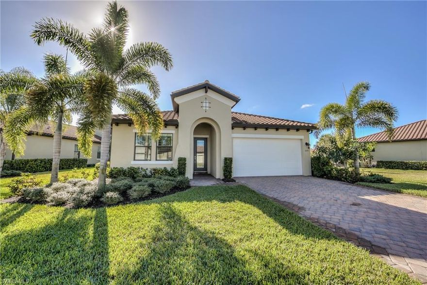 This is the Lot you have been waiting for! The sellers hand selected this lot because of the room in between the homes and the long lake view. One of the best lots in all of Raffia Preserve. No expense was spared with the upgrades when they built it. This is a WCI built home before they became Lennar so there were extensive design options available to customize to the buyers taste. The community is in an A rated school district with an abundance of dining and shopping all close by. Do not miss your chance to secure one of the best opportunities in the community as lots like this are not available often. Call today for your private viewing. Agents see confidential comments.