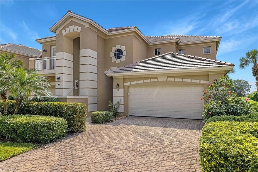 The open floor plan concept, three bedroom, two and a half bathroom with screen lanai make this condominium live like a single-family home without the maintenance. Conveniently located just minutes from the Waterside Shops' and Mercato's dining, shopping and entertainment and a short drive to Naples world famous white sand beaches.