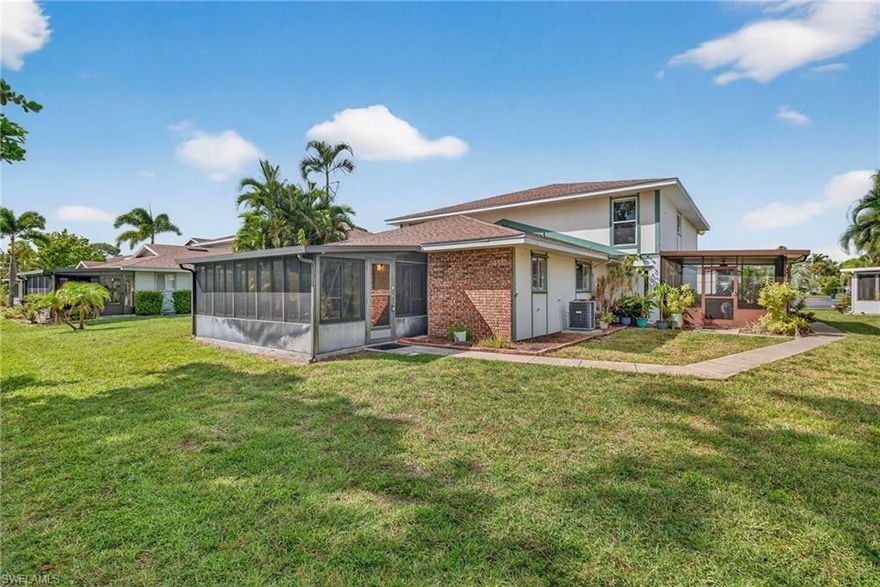 Discover your new sanctuary in the friendly, gated community of Provincetown. This beautifully renovated condo combines modern style with everyday comfort — the perfect place to relax, unwind, and truly feel at home. Step inside to find a bright, open great room ideal for both cozy evenings and gatherings with friends. The modern kitchen features brand-new stainless steel appliances, while the updated bathroom and front-load washer and dryer add a touch of convenience to daily living. Enjoy your morning coffee or evening breeze on the large screened lanai, surrounded by Florida’s natural beauty year-round. As part of the Provincetown community, you’ll have access to two sparkling pools, tennis courts, and a playground — everything you need to enjoy an active, relaxed lifestyle. This move-in-ready condo is waiting for you to make it your own. Don’t miss this chance to enjoy the perfect balance of comfort, convenience, and community living in the heart of Fort Myers!