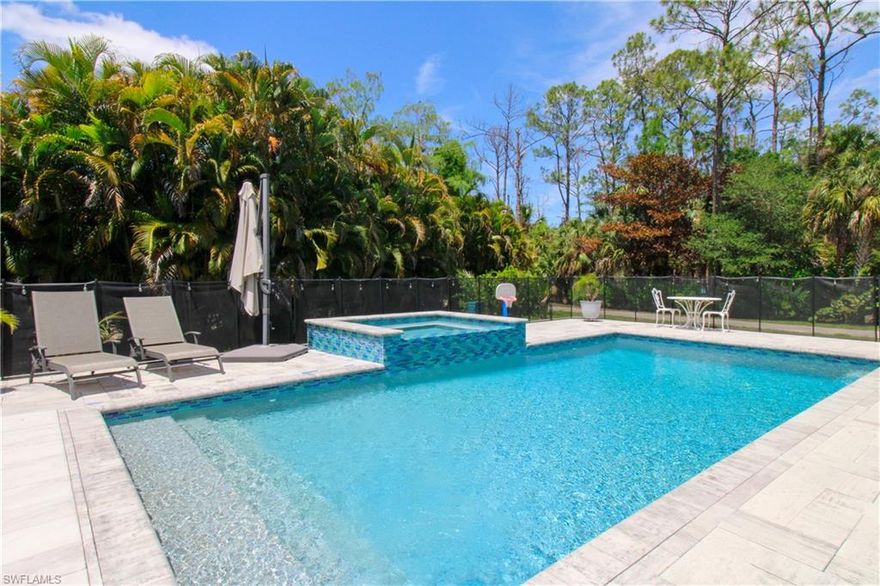 Spacious Private Pool Home with RV/Boat and Trailer Storage – OFFERED UNFURNISHED -- Available for a long-term tenant starting June 1, 2026. Welcome to this beautifully remodeled and completely private heated pool home containing 3-bedroom + den, 2-bath home, offering 1,836 sq. ft. of living space across a rare double-lot property. Designed for both comfort and functionality, this home is ideal for long-term tenants seeking space, privacy, best location and convenience.

Property Highlights:

Available June 15, 2026 for long-term lease
Offered unfurnished (photos & virtual video shown are staged) Ready to make it your own
Private gated entry with fully fenced double lot – perfect for pets
Pet-friendly (cats and dogs considered with owner approval)
No HOA – flexible fast and easy move-in


Outdoor & Storage Features:
Exceptional boat, RV, and trailer storage on second lot for added convenience
Covered 40’ x 20’ RV canopy plus multiple concrete pads (130’ x 40’ and 60’ x 40’)
Two storage sheds for additional space
No extra fees for storing boats, jet skis, wave-runners, or trailers
Private heated pool and spa with Smart App controls
Large screened patio plus open pool deck with removable child safety fence

Interior Features:
Fully remodeled with modern finishes
Tile flooring throughout – no carpet
Hurricane impact doors and sliding glass doors
Spacious kitchen ideal for entertaining
Split-bedroom floor plan for privacy
Primary suite with dual vanities, dual closets, and walk-in shower
Two secondary bedrooms with shared bath (no tub)
Dedicated den/office space
Washer and dryer included inside the home
Whole-house reverse osmosis (RO) water filtration system
2-car garage with additional storage and epoxy floors

Location Perks:
Located in an A+ school district (Vineyards area)
Just minutes from shopping, dining, and entertainment near Vanderbilt
Approximately 15 minutes to Southwest Florida beaches
Additional Information:

Completely private, entertainment-friendly property
This one-of-a-kind property offers the perfect combination of space, storage, and lifestyle—especially for boating and RV enthusiasts.   Perfect for families with kids, this property offers a fully fenced double lot—providing a safe, secure space for children to play freely, ride bikes, and enjoy the outdoors right at home. With plenty of room to run and explore.

First month's rent, last month's rent. Security and Pet Deposit due prior to move in.

Tenant would be responsible for Electricity, Cable\Internet (Xfinity Ready) ONLY!!!
Lawn care, pool service, water\sewer and trash included in the rent.