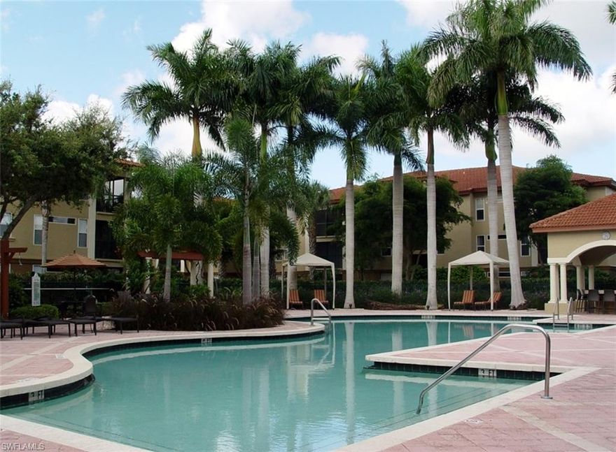 Due to a Multiple Offer Situation, the owner is requesting the Highest & Best offer be submitted by Thursday at 5 PM
Rarely available, 3 bedroom, 2 bath condo in San Mirage conveniently located in Bonita Springs. This first floor unit offers tile in the living areas and laminate in the all the bedrooms.  San Mirage is a well maintained gated community featuring a beautiful resort style saltwater pool, fitness center and tennis/pickelball court. The community is centrally located close to the beach, the airport, great restaurants and wonderful shopping.