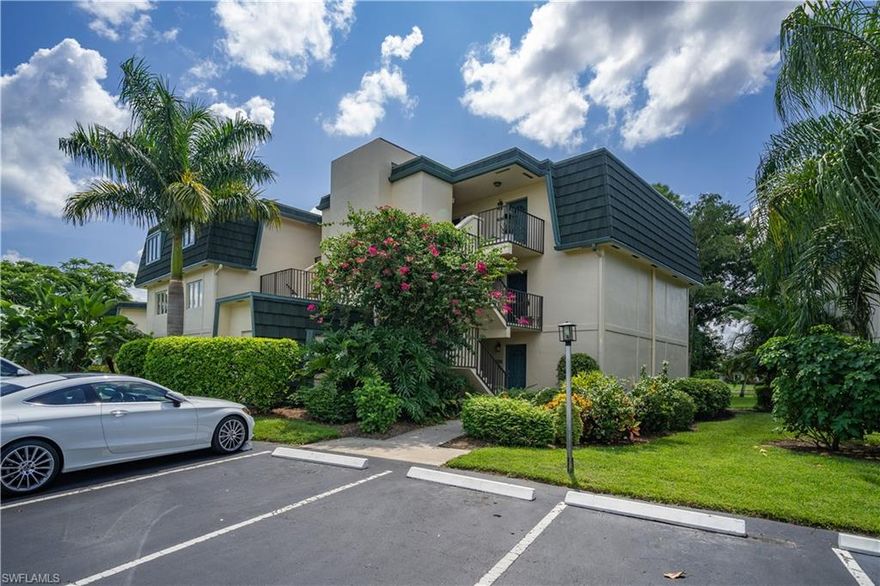 Completely redone end unit, completed in the summer of 2018! Porcelain tile"wood look alike" flooring throughout this 2 bedroom 2 bath unit in Naples Bath and Tennis Club! New stainless steel appliances in kitchen , new cabinets, back splash, sink and granite countertops throughout! Both bathrooms have been completely redone and all of the interior drywall was replaced and newly painted. A sleek and modern look gives this unit a great feel and has quality living space. This unit is being offered furnished with some exceptions ready for your move in today! Naples Bath and Tennis offers 38 tennis courts, a fitness center, clubhouse, restaurant and community pool and spa! Membership in the club is optional with monthly or annually! Great schools and a centrally located community, close to everything!