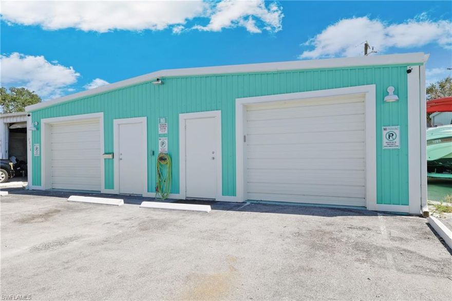 Rare opportunity in the heart of Naples: an exclusively offered C-5 zoned commercial building, strategically positioned just minutes from downtown. Boasting a highly sought-after location, this property stands at the epicenter of growth, offering unparalleled accessibility to all of South Naples. Step inside the large remodeled, air conditioned commercial building with new steel and insulation, ensuring durability for years to come.  Equipped with amenities including a bathroom with shower, epoxy floor, new hot water heater, and a secure fence with a sliding gate, this space is tailored for convenience. Ideal for automotive or industrial sectors, this property presents an exceptional opportunity.  Whether you are an auto enthusiast looking for a man cave/she shed or industrial entrepreneur, this space caters to your needs by safeguarding prized vehicles, housing inventory, or operating a business. The capacity to store approximately 10 cars inside, makes it an ideal haven for car collectors or auto sales offering the flexibility and security you require. With ample parking and the flexibility to create your own workspace, seize the chance to make this your automotive sanctuary or industrial hub. Don't miss out on this unique opportunity with a distinctive fusion in the vibrant Naples community within 5 minutes of Fifth Avenue.