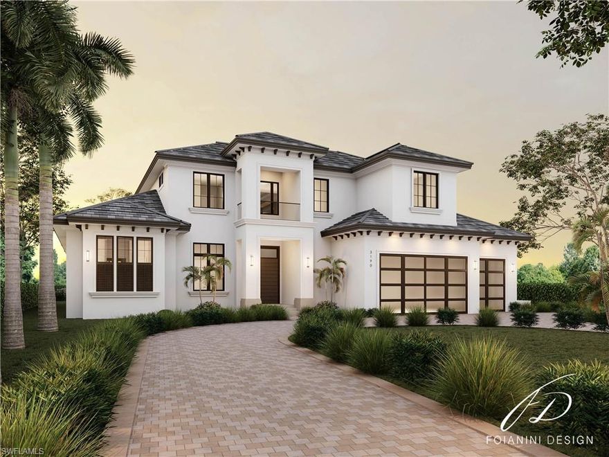 3190 Crayton Rd, where passion and creativity collide. With over 40 years of experience, the builder combines inspirations from across the world to create your forever home. Offering 5 bedrooms+den, 5 bathrooms and a powder room, 3 car garage and with 5,000 sqft under air this home is perfect for anyone. The kitchen features an oversized walk in pantry, all sub zero appliances, Restoration Hardware fixtures, the highest grade quartz counter tops that flow seamlessly into a waterfall effect, and a wine cooler/custom bar. This home also includes a butler's pantry connected to the laundry room, a comfortable size loft, Anderson Impact windows, top of the line finishes from Porcelanosa, an elevator, and custom hide-away bar. As you make your way to your outdoor living space you will be astonished by the craftsmanship of the top of line outdoor kitchen including a custom fireplace, oversized pool highlighting the sun shelf and gorgeous spa. This outdoor living area even has automatic retractable screens and impact shutters. This home is in a great location, receiving zero water damage from Ian. Expected to be completed by early March.