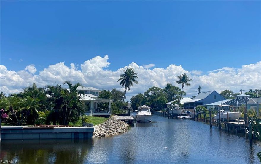Waterfront lot! This lot offers direct Gulf access to Naples Bay and the gorgeous Gulf of America (Mexico) with no bridges!  Build your dream home and custom dock on this long view canal-front lot offering ample space for you to enjoy the Florida lifestyle! Plenty of room for your boat or jet ski on your waterfront property(0.14 acres) located in the single family home neighborhood of Gulf Shores in the Bayshore Arts District. Priced right at the least expensive waterfront lot in the area! Located just 2 miles from Naples famous 5TH AVE South/3RD St South restaurants, entertainment and white sandy beaches. Gulf Shores is a boaters paradise of a neighborhood. While Naples is expanding eastward, the Bayshore Arts District is a vibrant community & growing everyday with new construction and lots to explore. Walk, bike, or drive your golf cart to Naples Pickleball Center, Botanical Gardens, Sugden Park, Celebration Park, Tin City, Bayfront Place, or join nearby Naples Bay Resort for their multiple pools, lazy river, private restaurant, fitness center & more. Lot located on Lakeview Drive between 3425 and 3461 Lakeview Drive. Survey available. Property next door (3461 Lakeview) also For sale so this may be a perfect opportunity to build your dream home on a double lot! Ideal for investors as there are no rental restrictions or HOA fees!