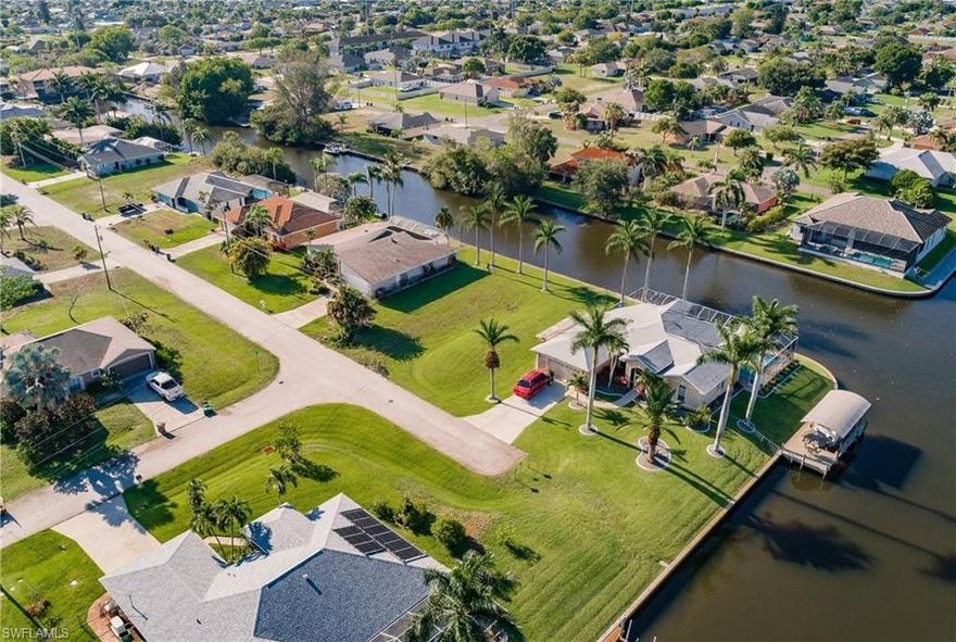 Your Dream Waterfront Lifestyle Awaits!
Gulf-Access Lot with Seawall Installed & All Utilities Paid! Imagine waking up to sparkling water views and ending your day with breathtaking sunsets over intersecting canals. This exceptional Gulf-access lot sits at the junction of the 100-ft-wide Lotus Canal and Nipper Canal—a truly special location in desirable Southwest Cape Coral.
With a brand-new seawall already installed and all city assessments paid, your future homesite is ready for construction. Picture your custom pool home here, surrounded by the tranquil sights of dolphins, manatees, and herons gliding by. For boating enthusiasts, you’re only a 30-minute cruise to open water—no locks, just two bridges between you and the Caloosahatchee River and the Gulf of Mexico. Nestled in one of Cape Coral’s most sought-after neighborhoods, you’ll be close to excellent schools, shopping, dining, healthcare, and entertainment. And when it’s time for a beach day or a getaway, Sanibel Island, Fort Myers Beach, and RSW Airport are all less than 30 minutes away. Don’t miss this rare opportunity to build your dream home in paradise—where every day feels like a vacation.
Start living your waterfront dream today!