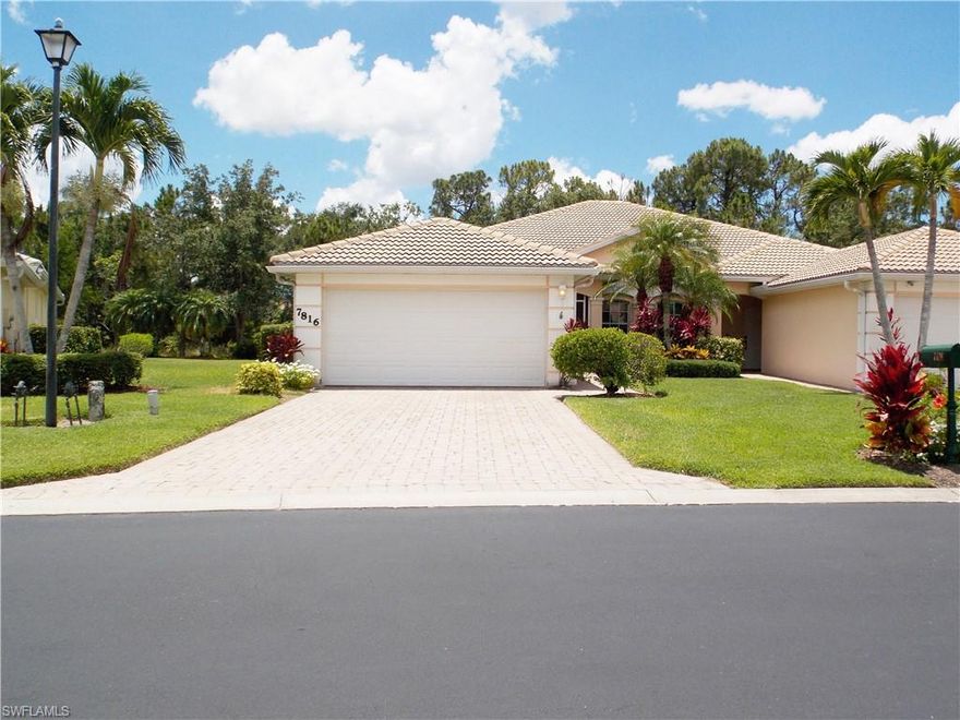 Don’t miss out on this beautiful furnished 3 bed 2 bath 2 car garage home with over 1,500 sq ft under air. This spectacular home is located on a cul de sac street with a preserve view, located in one of Naples best communities, that offer activities all year long for residence, pool, billiards, pickle ball, bocce, tennis, play ground, library and a community room. Your low HOA also includes cable,fiber optic internet and lawn service. You are going to love how centrally located this home is to shopping centers, parks, I-75 and you are less then 7 miles to downtown Naples and the gorgeous Naples beaches.