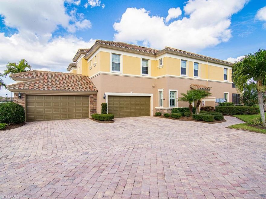 Vacant, show with confidence! Live a laid-back resort lifestyle here in the lakefront community of The Quarry. Enjoy the 500 acres of recreation fresh-water lakes with your boat, jet ski, paddle board, water skis and your sail boat.  Slips are available for lease.  Residents here enjoy food and beverage service at the resort-style pool area with Tiki Bar 7! This upscale 3 bedroom 2 bathroom luxury condominium unit is conveniently located on a premium cul-de-sac location backing up to an ultra-quiet preserve area. There is even a restaurant, full time activities coordinator, fitness center, Movement Club and stunning 18 hole golf course designed by Hurdzan Frye. Golf membership is optional and available.  Come and invest in this opportunity before it's too late!