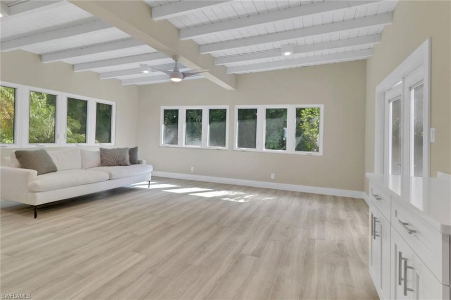 Whether you are looking for a last minute seasonal rental for 2026 or an annual rental in the Prestigious Seagate
Neighborhood.. look no further! Welcome to a rare gem in the prestigious Seagate community, where luxury living meets unparalleled
convenience steps from Clam Pass Beach. This home comes fully equipped with an exquisite remodel floor-to-ceiling, everything is brand new.
Carrara marble countertops, designer lighting throughout, state-of-the-art appliances, tile flooring for ease-of-maintenance. The family room
boasts eleven windows letting in an abundance of natural light and overlooking the lush landscaping. Go watch the sunset at the beach and
come hoem to rinse off in your outdoor shower. The home offers 3 bedrooms and 2 bathrooms. You are a short 5-minute walk to the beach or a
bike ride away to Waterside Shops, a 5-minute drive to Coastland Mall, a 10-minute drive to Downtown Naples, and a 12-minute drive to Naples
Pier. This beautifully updated home in Seagate offers a rare blend of luxury , privacy, and convenience. Experience Naples living at its finest,
where the Gulf, the beach, and the best of the city are all within reach.